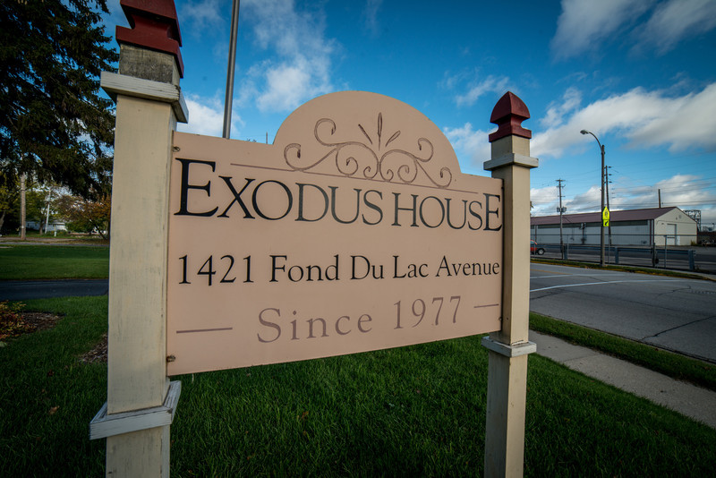 Street sign for Exodus House